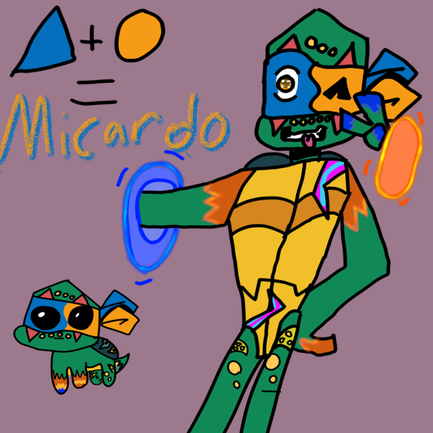 Mikey and Leo fusion!