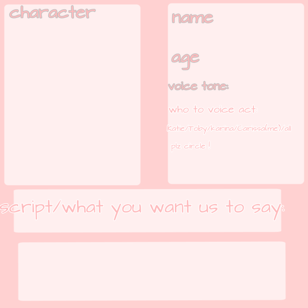 voice acting ur characters
