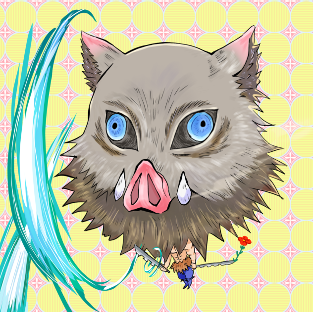 伊之助？？？の色塗り