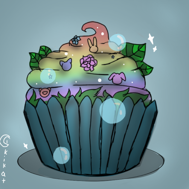 random cupcake lel - ibisPaint