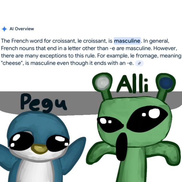 A CROISSANT IS A MALE