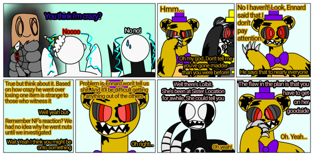 N-o Identity. p3 FNaF fanmade comic