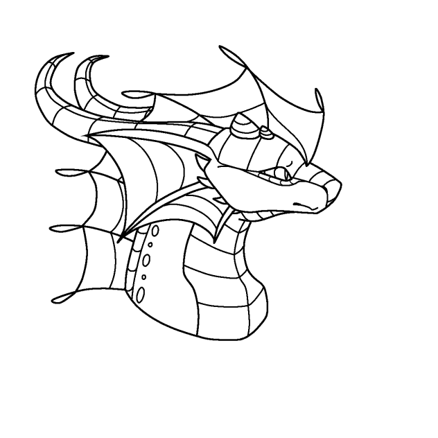 Coloring Page Dragon 4