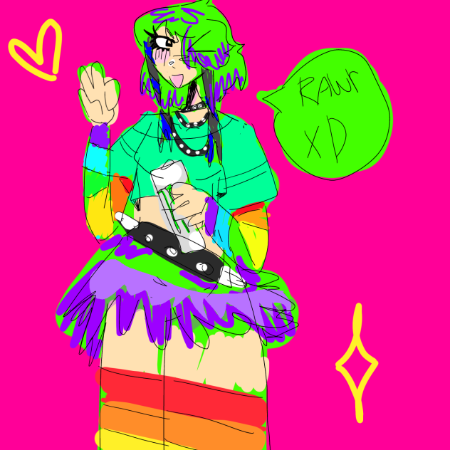 Scene kid!!1!!1 - ibisPaint