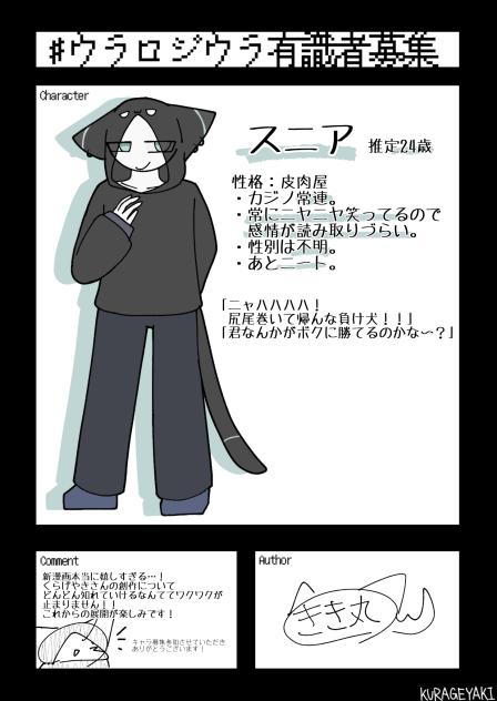 皮肉屋さんの猫パーカー氏