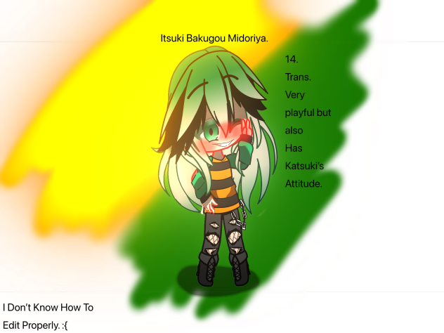 Itsuki Bakugou Midoriya.