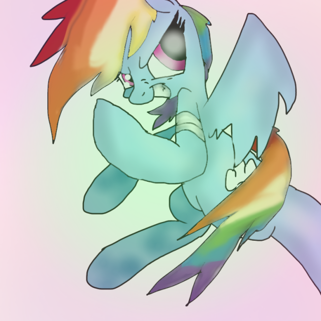 Rainbow dash K.O