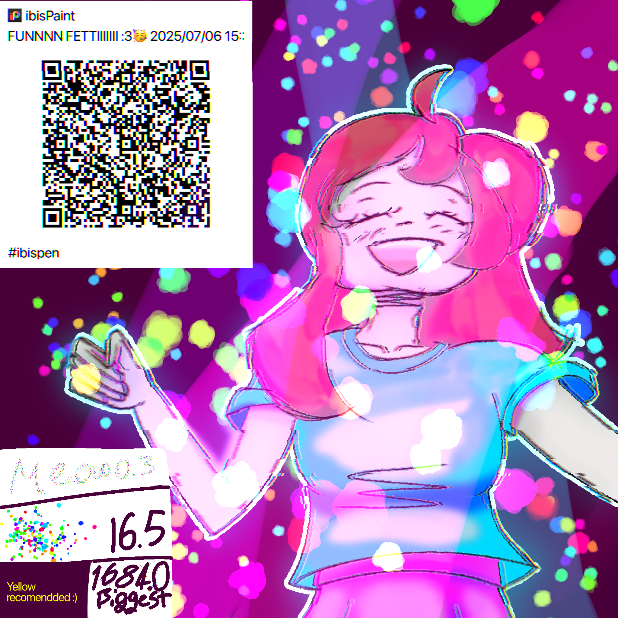 FUNNN FETTIIIII BRUSH confetti - ibisPaint