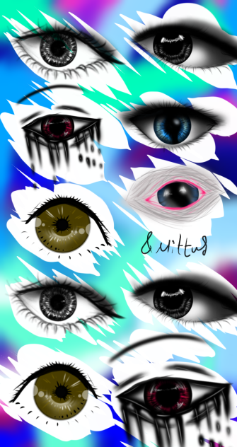 a study of eyes - ibisPaint