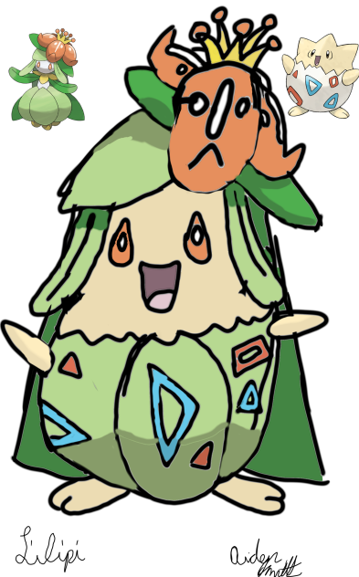 Lilipi (Togepi + Lilligant Fusion)