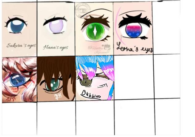 demon slayer eye collab - ibisPaint