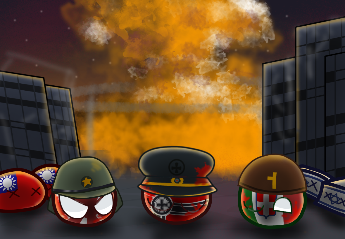 日独伊三国同盟！ - ibisPaint