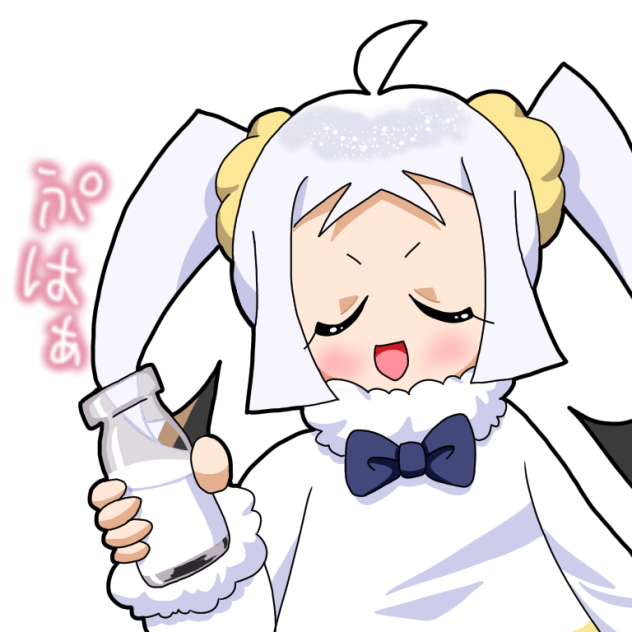 牛乳の日ねむエナガちゃん