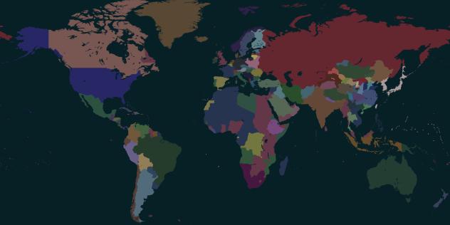 第二次世界大戦地図