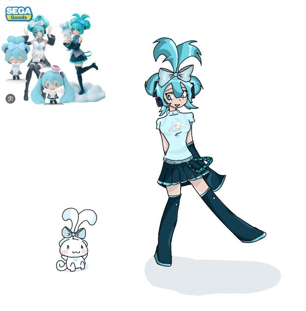 Miku And Cinamoroll🥰