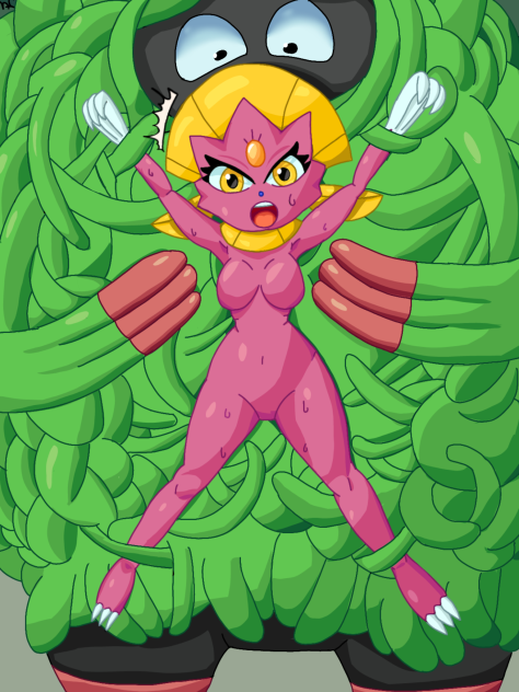 モジャンボに拘束されるモジャンボ