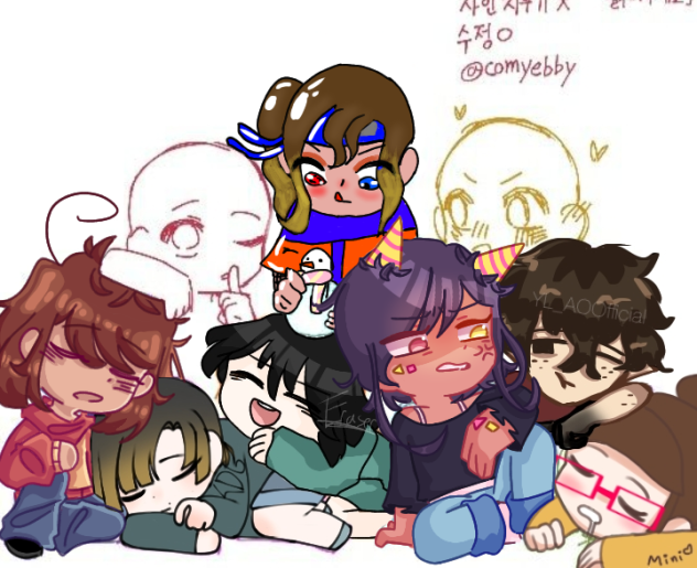 Addison Uchiha joins a collab - ibisPaint