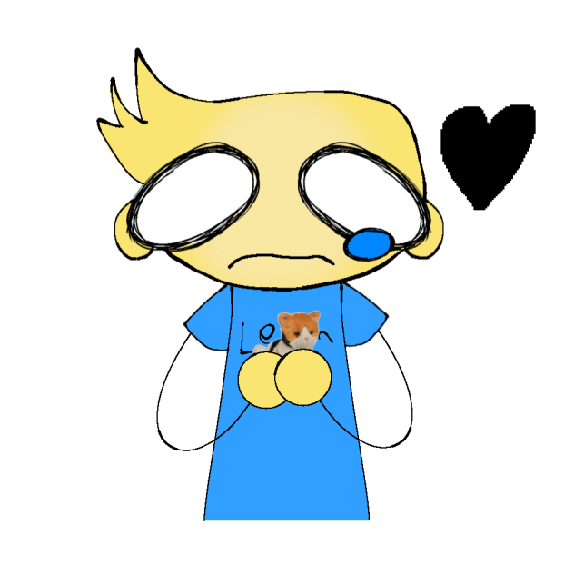 Lemon Boi got a cat plush