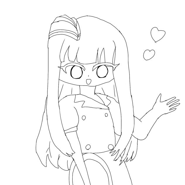 線画🍫🧡🍑