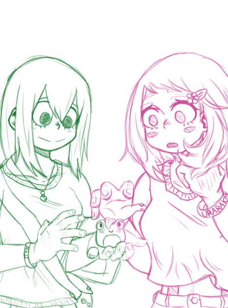 Tsu and Ochaco