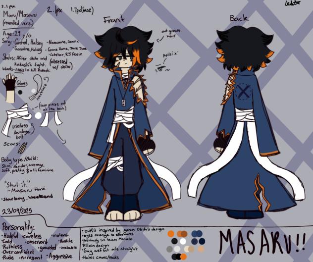 Updated Masaru ref sheet
