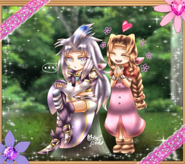 【FF9・7】クジャ＆エアリス【ブラピにゃん】