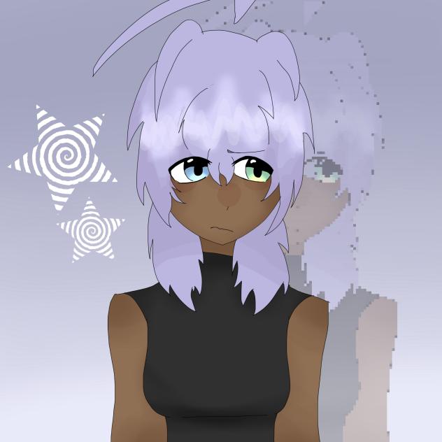 Random lady-hair practice - ibisPaint