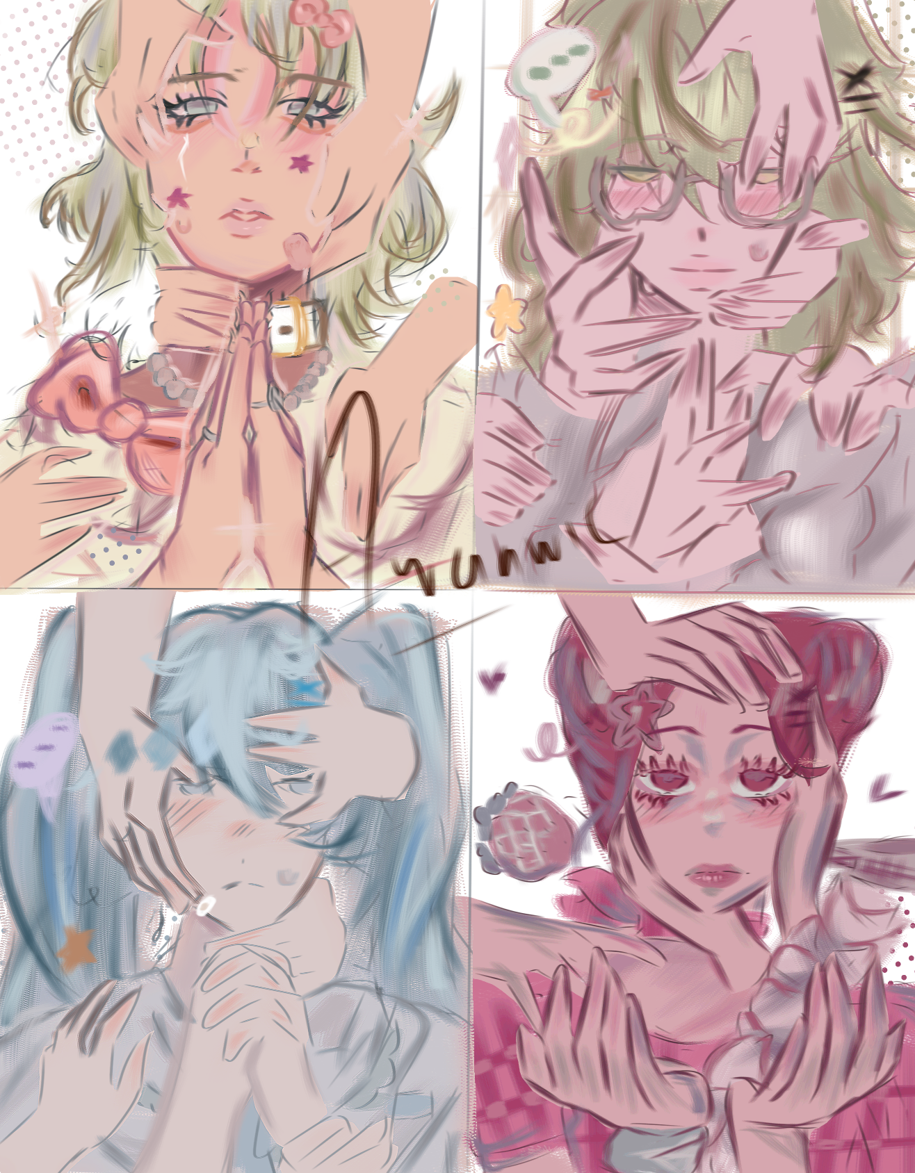 4 bases 1 artist. - ibisPaint