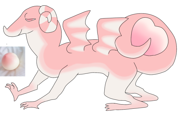 Peachy dragon