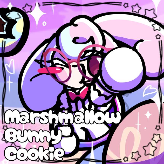 Marshmallow Bunny Cookie