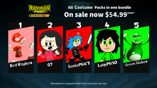 RaymanFan67 Character Pass List