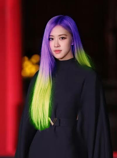 rose hair beautiful colour