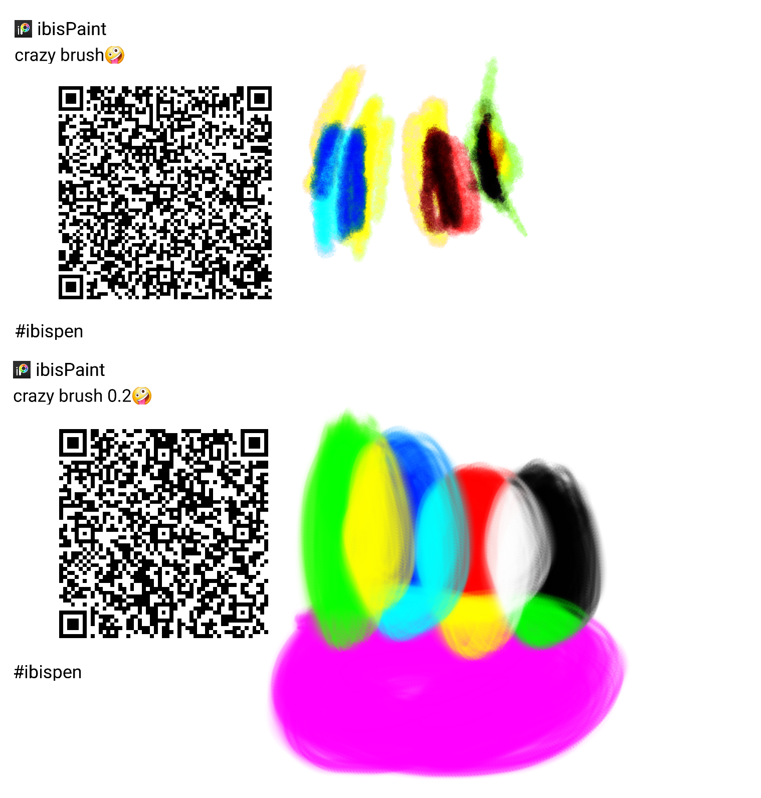 crazy brushes 🤪 - ibisPaint