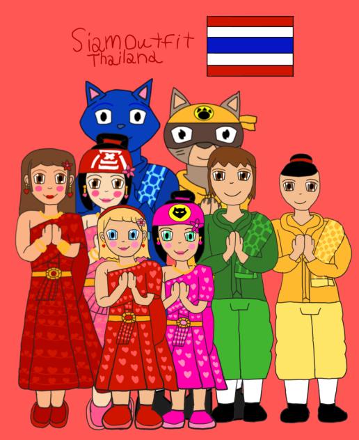 Wendy And Friends Siam Outfit.