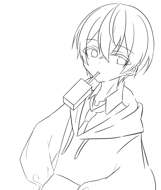 ばななオレ　線画