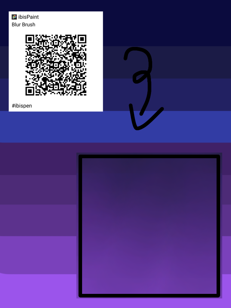 Blur brush QR code - ibisPaint