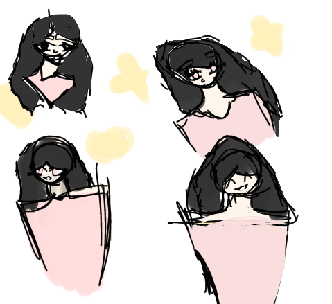 Me when I brushed my hair
