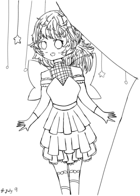 A Little Fairytale Lineart