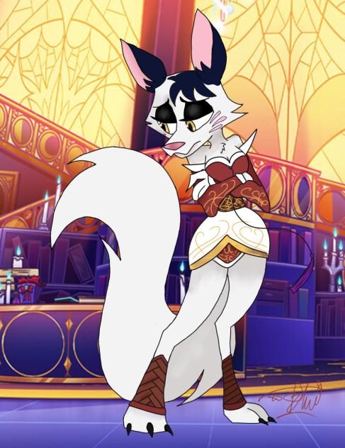 Ahri in Helluva Boss