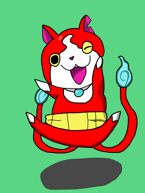 妖怪ウオッチ ジャンプしてるジバニャン