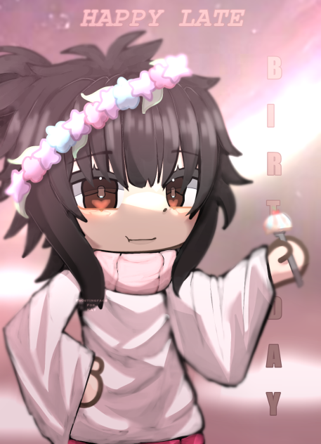 Birthday art for @y3skuug4 on TikTok