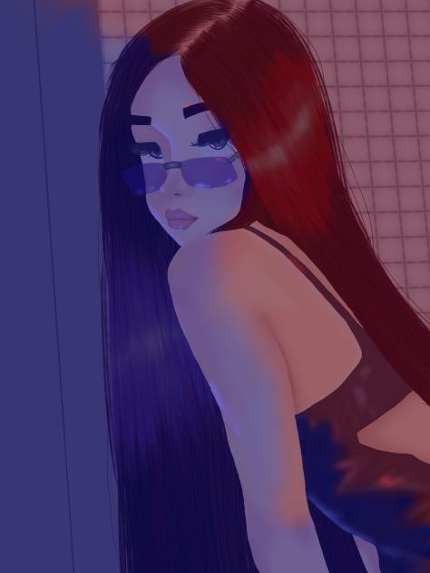 Red and Blue - ibisPaint
