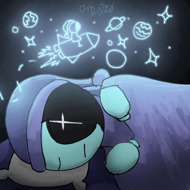 Astro Sleeping 😴🌘( Dandy's world )