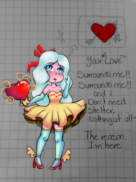 Dibujo por 14 de febrero♡