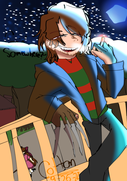 Human Freddy Krueger TwCigarette