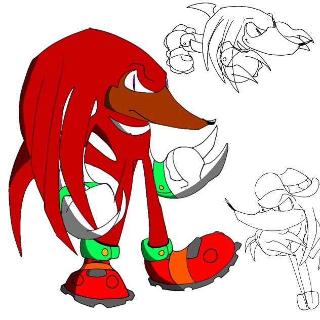 Knuckles drawing