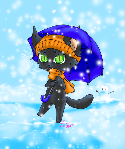 Snowy Walk - ibisPaint