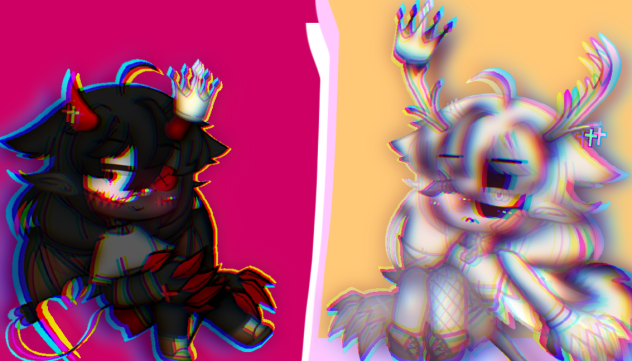 Shadow ☀️⭐💛 and Sun 🌑🖤✴️