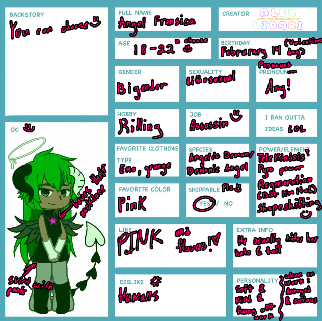 Here’s Angel Fransica!