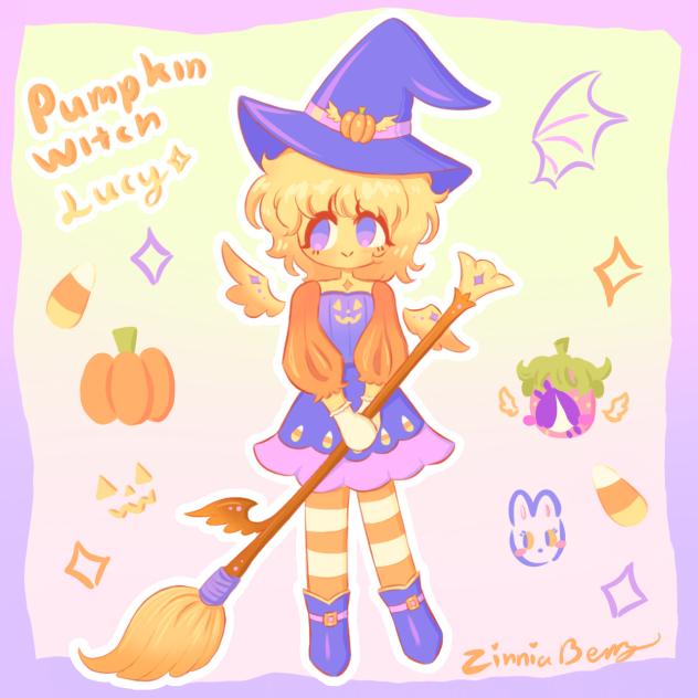 Pumpkin witch Lucy 🎃